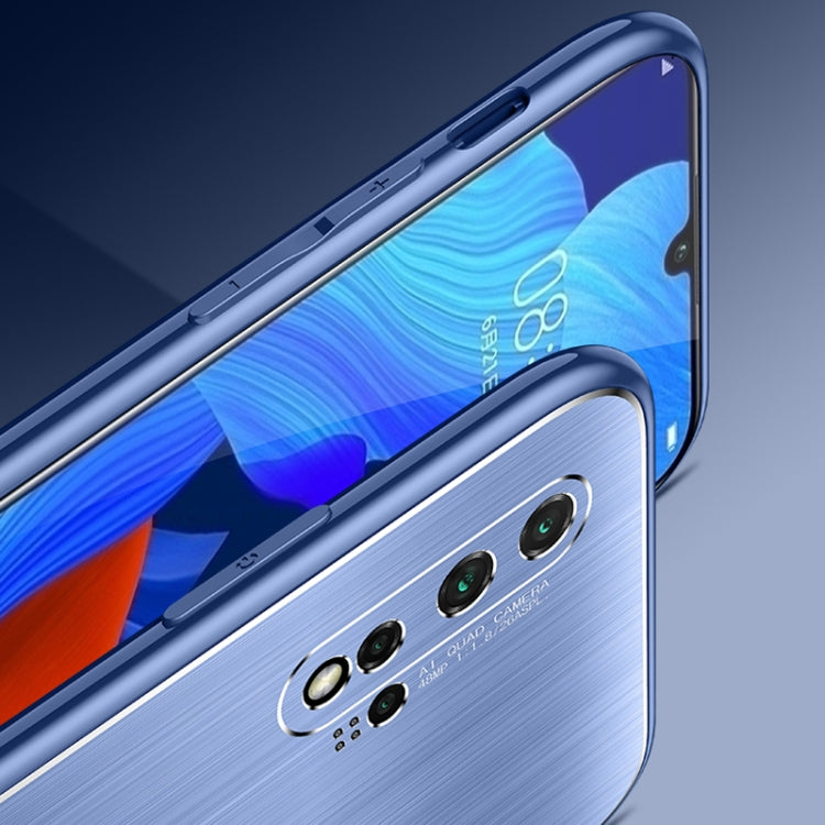 For Huawei nova 6 5G Cool Sharp Series Aluminum Plate Brushed Lens All-inclusive Protective Case