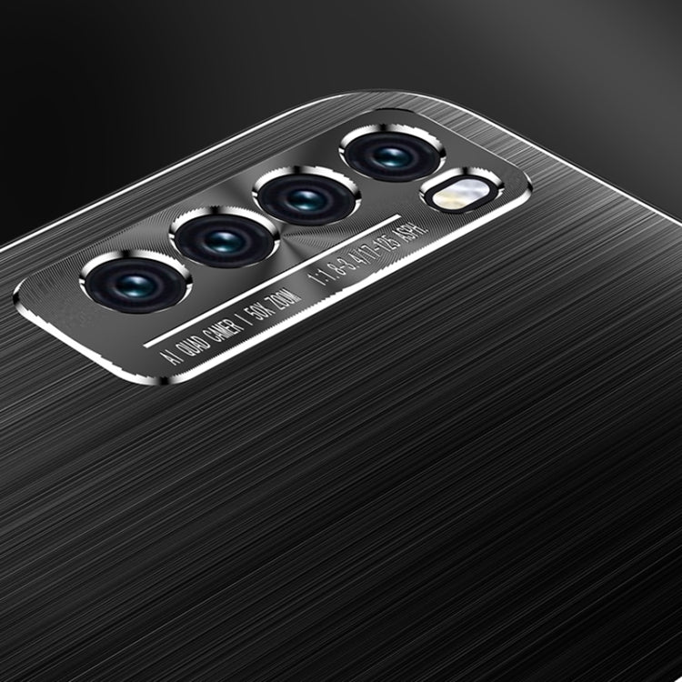 For Huawei nova 7 SE Cool Sharp Series Aluminum Plate Brushed Lens All-inclusive Protective Case