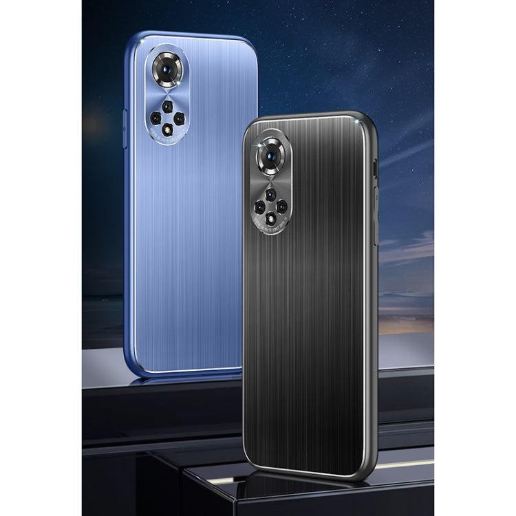 For Honor 50 Cool Sharp Series Aluminum Plate Brushed Lens All-inclusive Protective Case