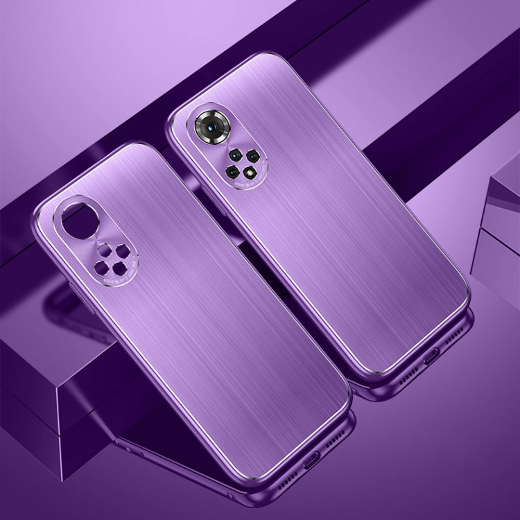 For Honor 50 Cool Sharp Series Aluminum Plate Brushed Lens All-inclusive Protective Case
