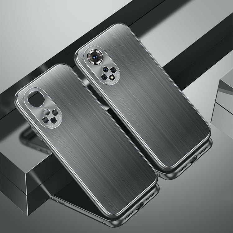 For Honor 50 Cool Sharp Series Aluminum Plate Brushed Lens All-inclusive Protective Case