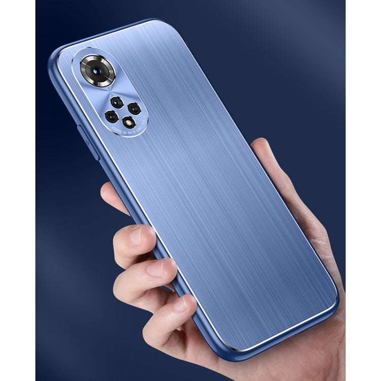 For Honor 50 Cool Sharp Series Aluminum Plate Brushed Lens All-inclusive Protective Case