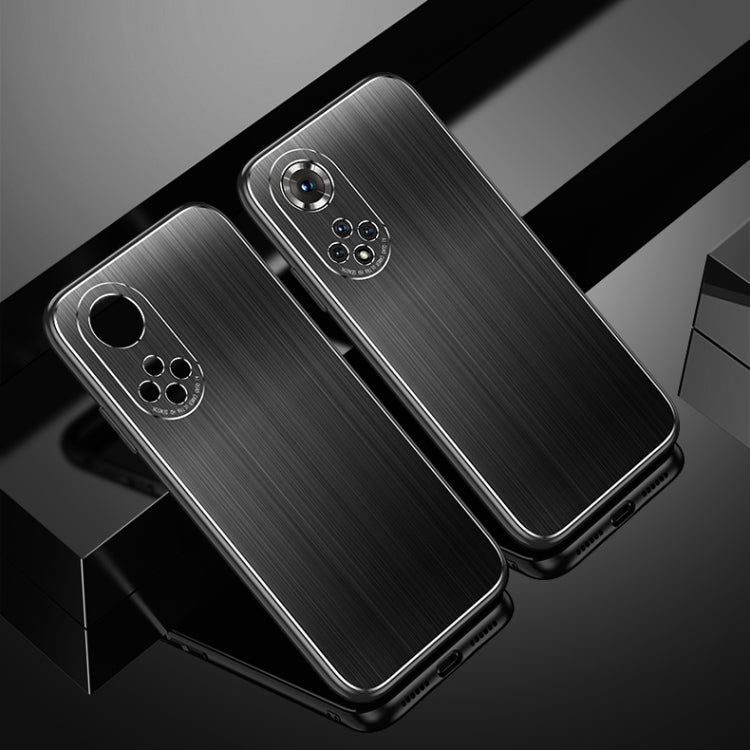 For Honor 50 Pro Cool Sharp Series Aluminum Plate Brushed Lens All-inclusive Protective Case