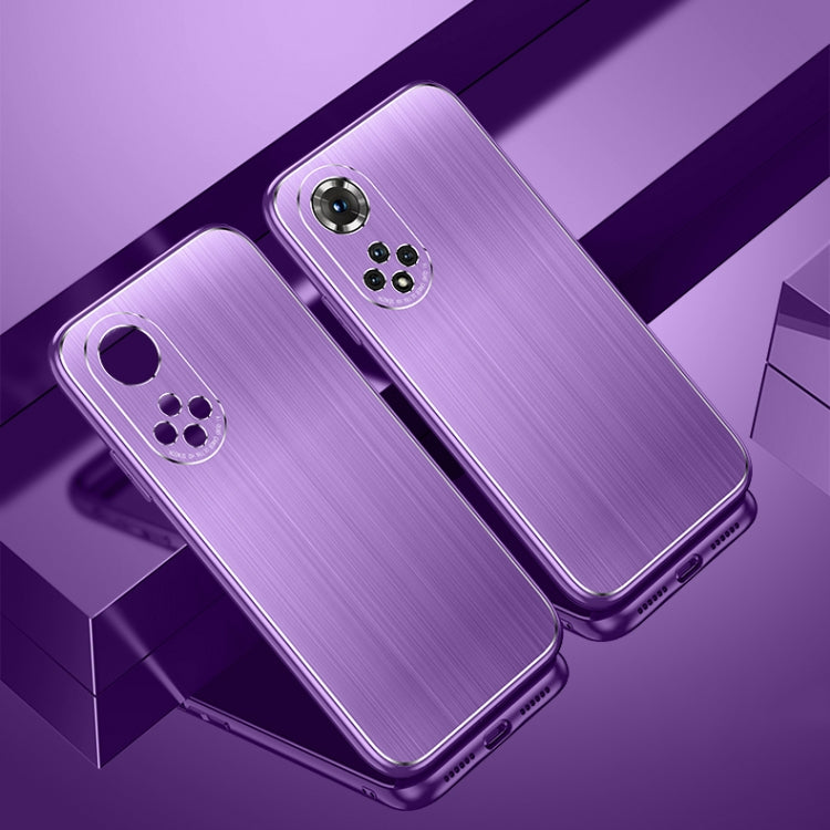 For Honor 50 Pro Cool Sharp Series Aluminum Plate Brushed Lens All-inclusive Protective Case