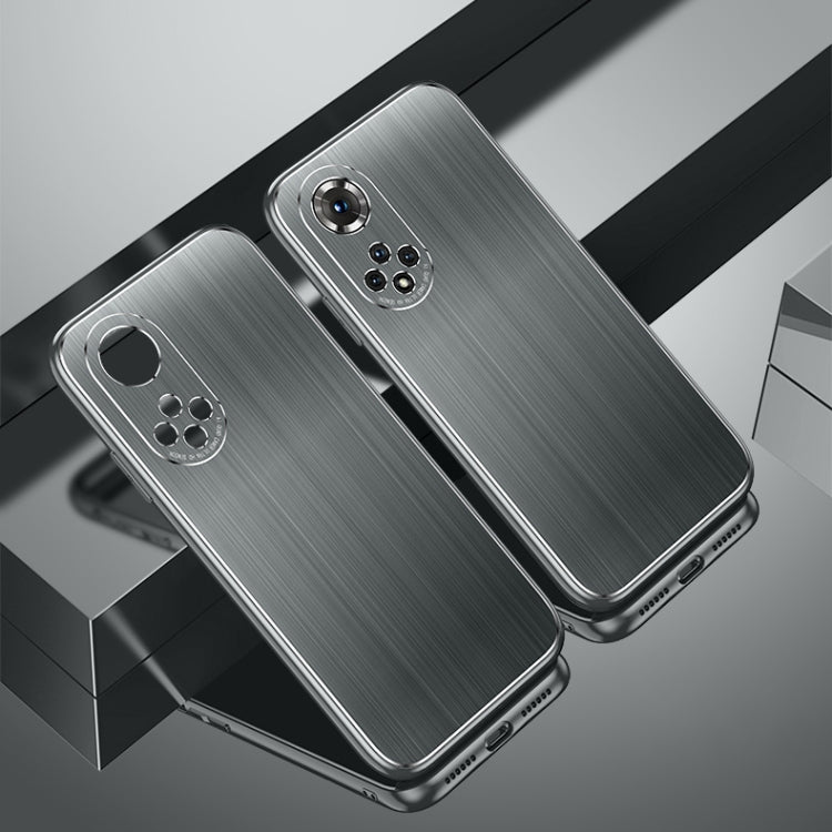For Honor 50 Pro Cool Sharp Series Aluminum Plate Brushed Lens All-inclusive Protective Case