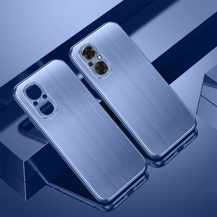 For Honor 50 SE Cool Sharp Series Aluminum Plate Brushed Lens All-inclusive Protective Case