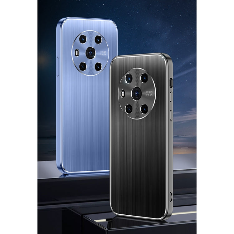 For Honor Magic3 Cool Sharp Series Aluminum Plate Brushed Lens All-inclusive Protective Case