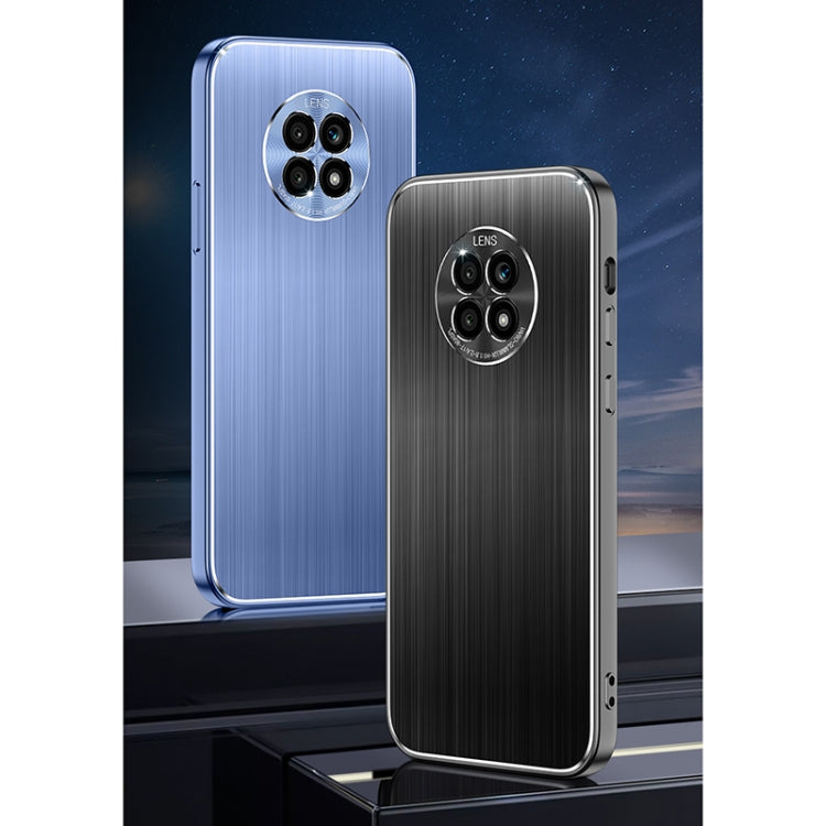 For Honor X20 Cool Sharp Series Aluminum Plate Brushed Lens All-inclusive Protective Case