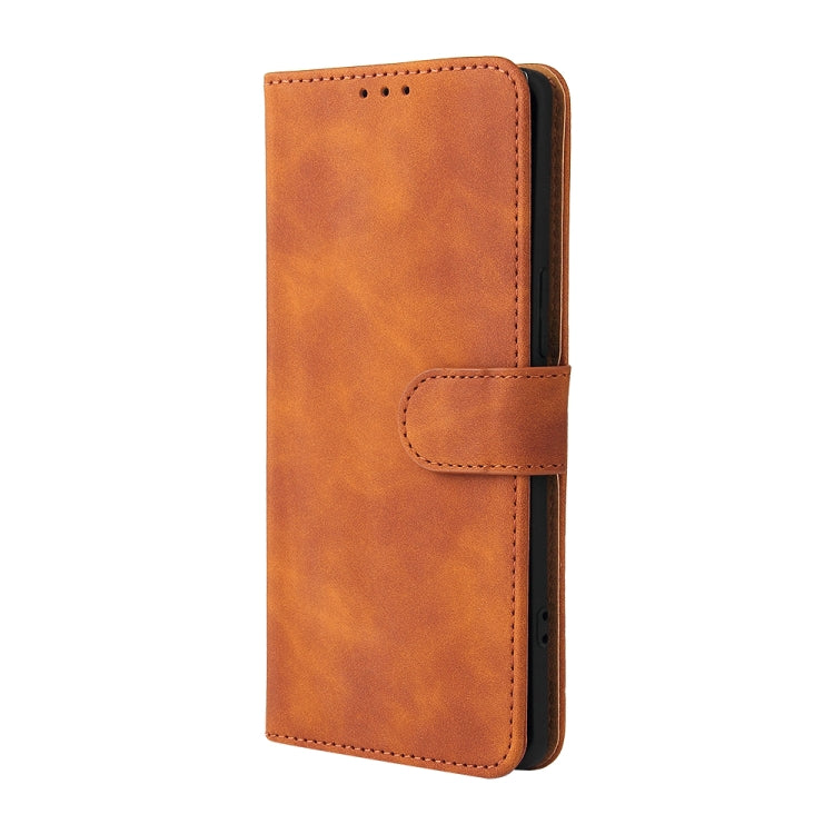 For vivo iQOO 8 Pro Solid Color Skin Feel Magnetic Buckle Horizontal Flip PU Leather Case with Holder & Card Slots & Wallet