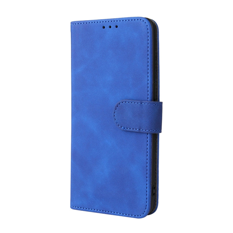 For OPPO Reno6 4G Solid Color Skin Feel Magnetic Buckle Horizontal Flip PU Leather Case with Holder & Card Slots & Wallet