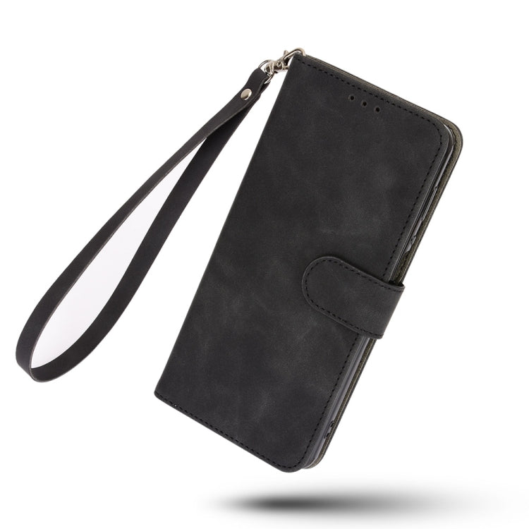 For Motorola Edge (2021) Solid Color Skin Feel Magnetic Buckle Horizontal Flip PU Leather Case with Holder & Card Slots & Wallet