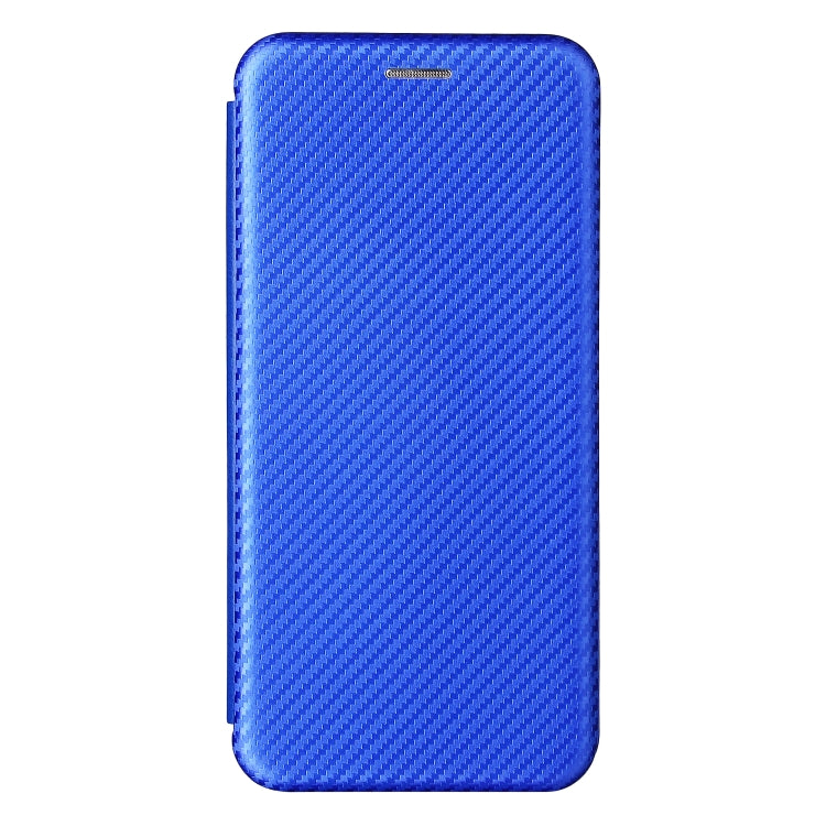 For OPPO Reno6 4G Carbon Fiber Texture Horizontal Flip TPU + PC + PU Leather Case with Card Slot