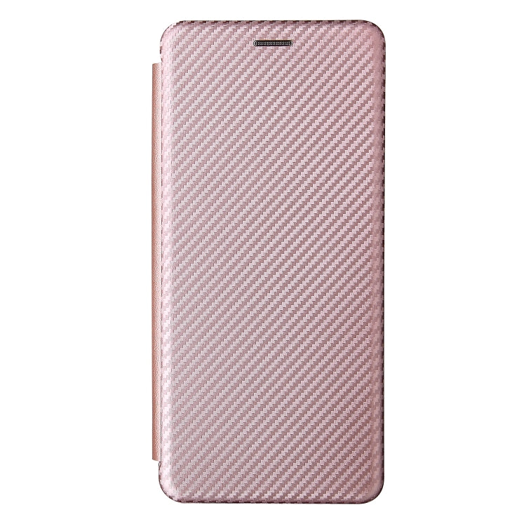 For Motorola Edge (2021) Carbon Fiber Texture Horizontal Flip TPU + PC + PU Leather Case with Card Slot