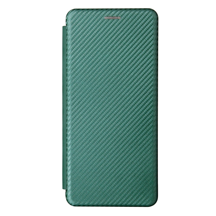 For Motorola Edge (2021) Carbon Fiber Texture Horizontal Flip TPU + PC + PU Leather Case with Card Slot