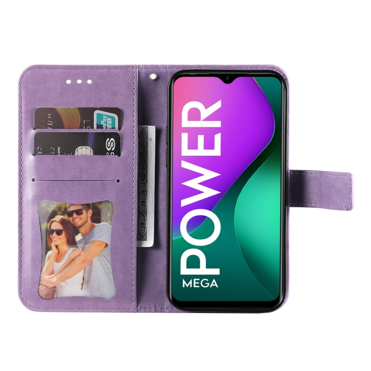 For Infinix Smart 5 / HOT10 Lite 7-petal Flowers Embossing Pattern Horizontal Flip PU Leather Case with Holder & Card Slots & Wallet & Photo Frame