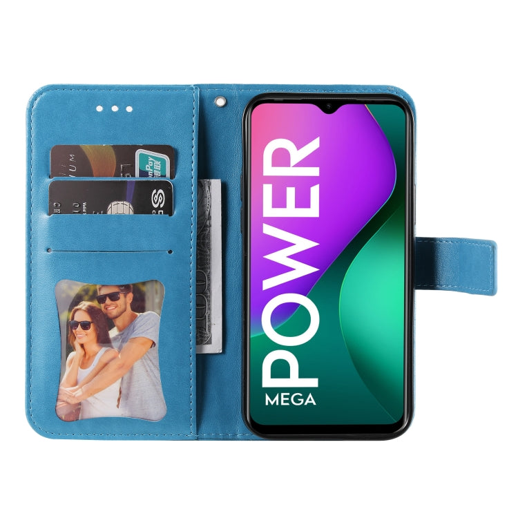 For Infinix Smart 5 / HOT10 Lite 7-petal Flowers Embossing Pattern Horizontal Flip PU Leather Case with Holder & Card Slots & Wallet & Photo Frame