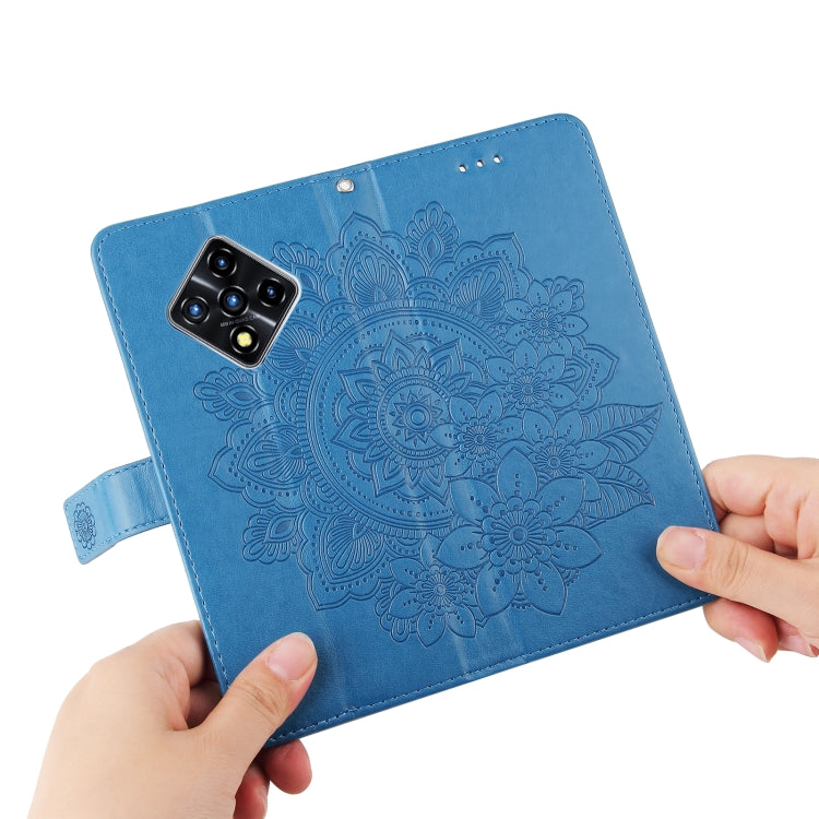 For Infinix Zero 8 7-petal Flowers Embossing Pattern Horizontal Flip PU Leather Case with Holder & Card Slots & Wallet & Photo Frame