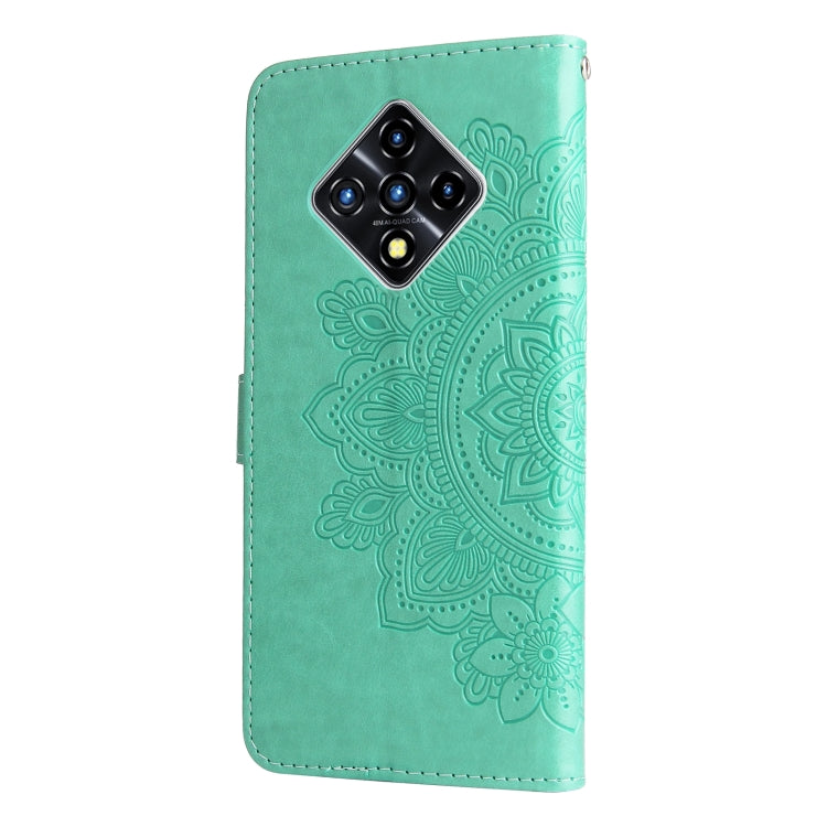 For Infinix Zero 8 7-petal Flowers Embossing Pattern Horizontal Flip PU Leather Case with Holder & Card Slots & Wallet & Photo Frame