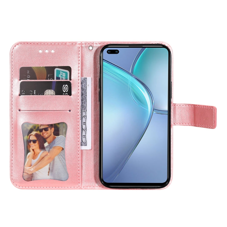 For Infinix Zero 8 7-petal Flowers Embossing Pattern Horizontal Flip PU Leather Case with Holder & Card Slots & Wallet & Photo Frame