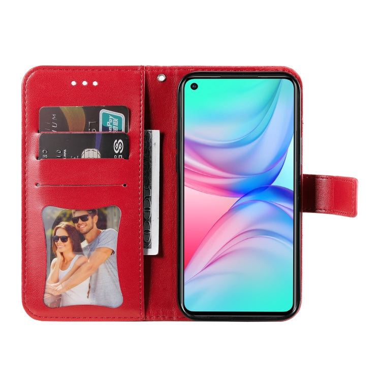 For Infinix Hot 10 7-petal Flowers Embossing Pattern Horizontal Flip PU Leather Case with Holder & Card Slots & Wallet & Photo Frame