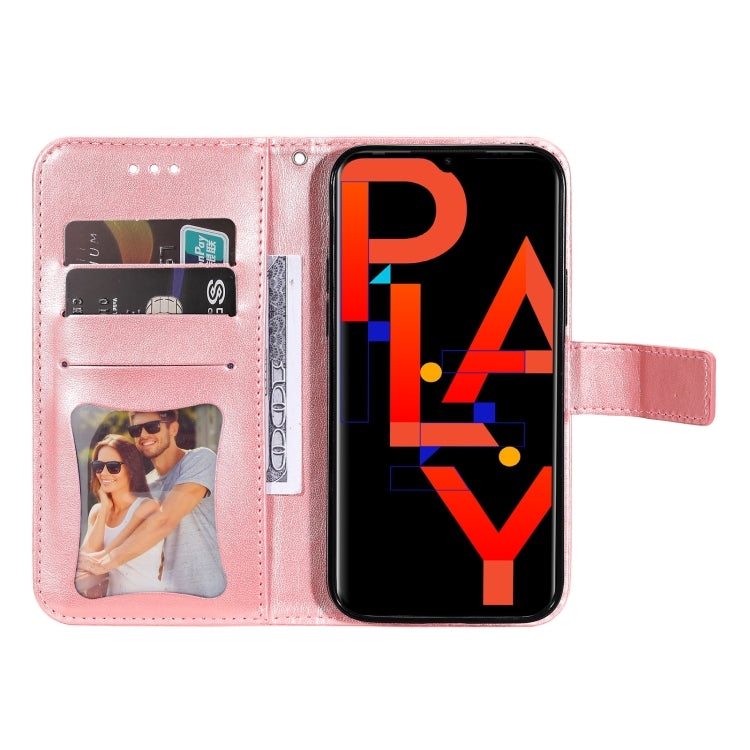 For Infinix Hot 10 Play 7-petal Flowers Embossing Pattern Horizontal Flip PU Leather Case with Holder & Card Slots & Wallet & Photo Frame