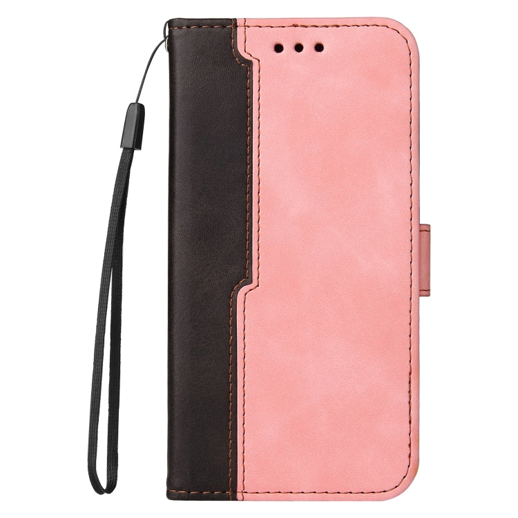 For Xiaomi Redmi 10 Business Stitching-Color Horizontal Flip PU Leather Case with Holder & Card Slots & Photo Frame