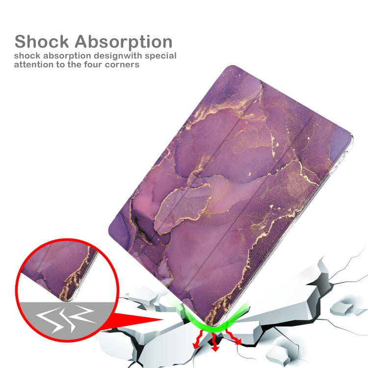 For iPad 10.2 2021 / 2020 / 2019 Painted Pattern Glitter Shockproof Horizontal Flip TPU + PU Leather Case with 3-folding Holder & Pen Slot