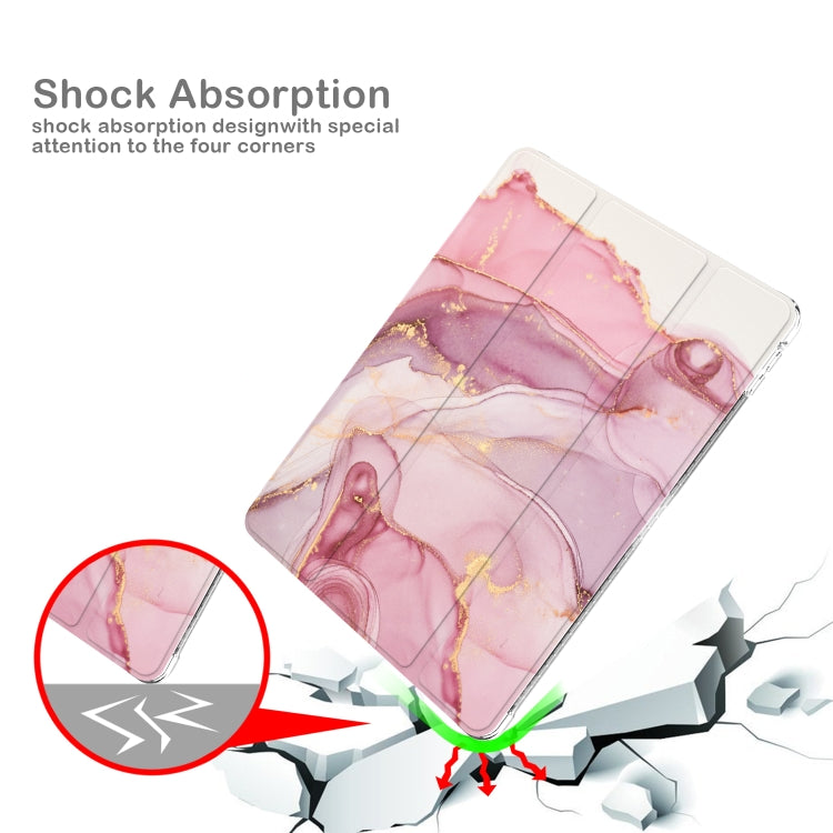 For iPad 10.2 2021 / 2020 / 2019 Painted Pattern Glitter Shockproof Horizontal Flip TPU + PU Leather Case with 3-folding Holder & Pen Slot
