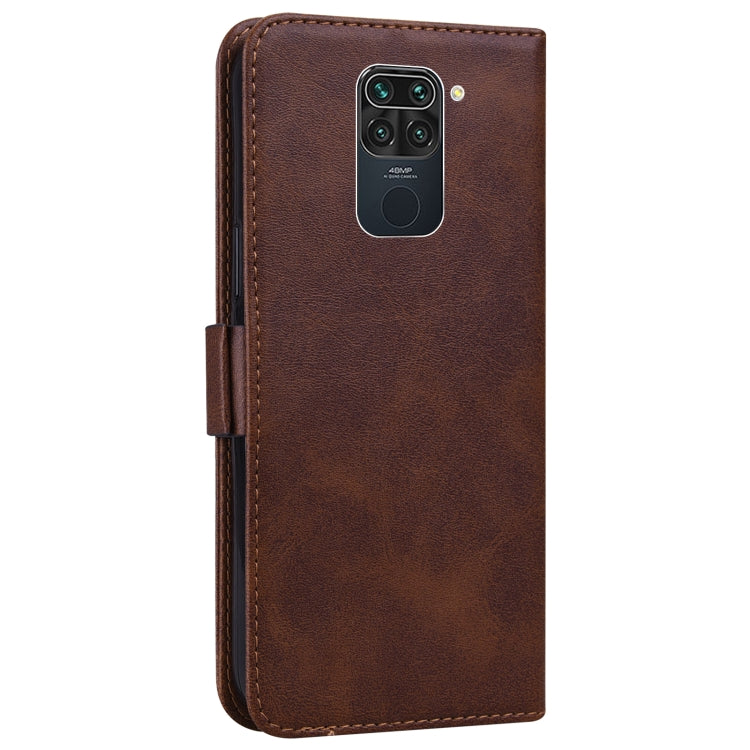 For Xiaomi Redmi Note 9 Embossed Cat Butterflies Pattern Horizontal Flip Leather Case with Card Slot & Holder & Wallet