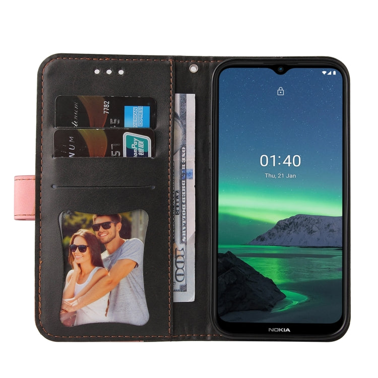 For Nokia 1.4 Business Stitching-Color Horizontal Flip PU Leather Case with Holder & Card Slots & Photo Frame