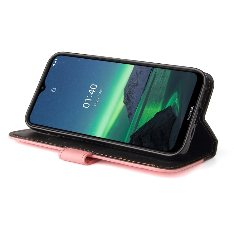 For Nokia 1.4 Business Stitching-Color Horizontal Flip PU Leather Case with Holder & Card Slots & Photo Frame