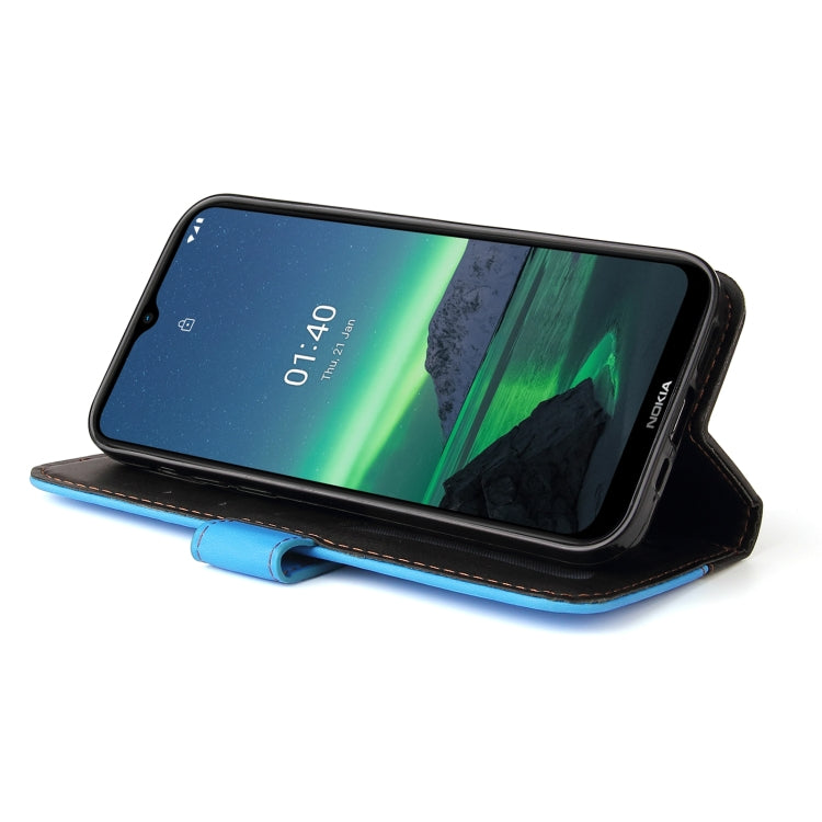 For Nokia 1.4 Business Stitching-Color Horizontal Flip PU Leather Case with Holder & Card Slots & Photo Frame