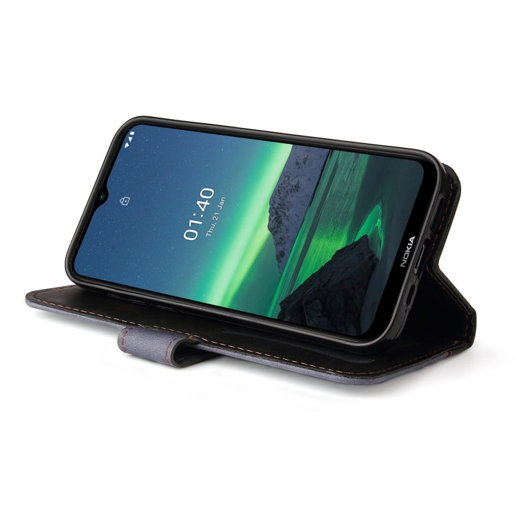 For Nokia 1.4 Business Stitching-Color Horizontal Flip PU Leather Case with Holder & Card Slots & Photo Frame