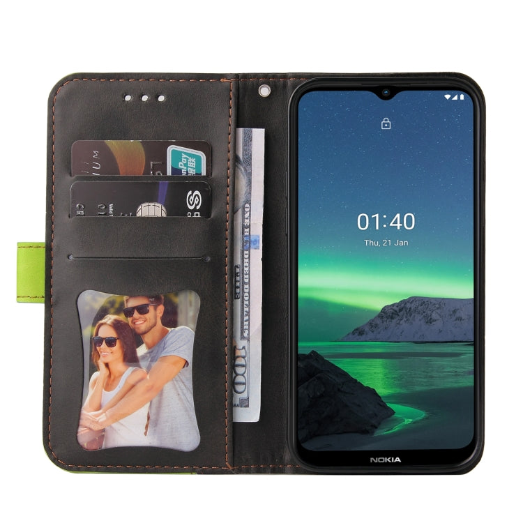 For Nokia 1.4 Business Stitching-Color Horizontal Flip PU Leather Case with Holder & Card Slots & Photo Frame