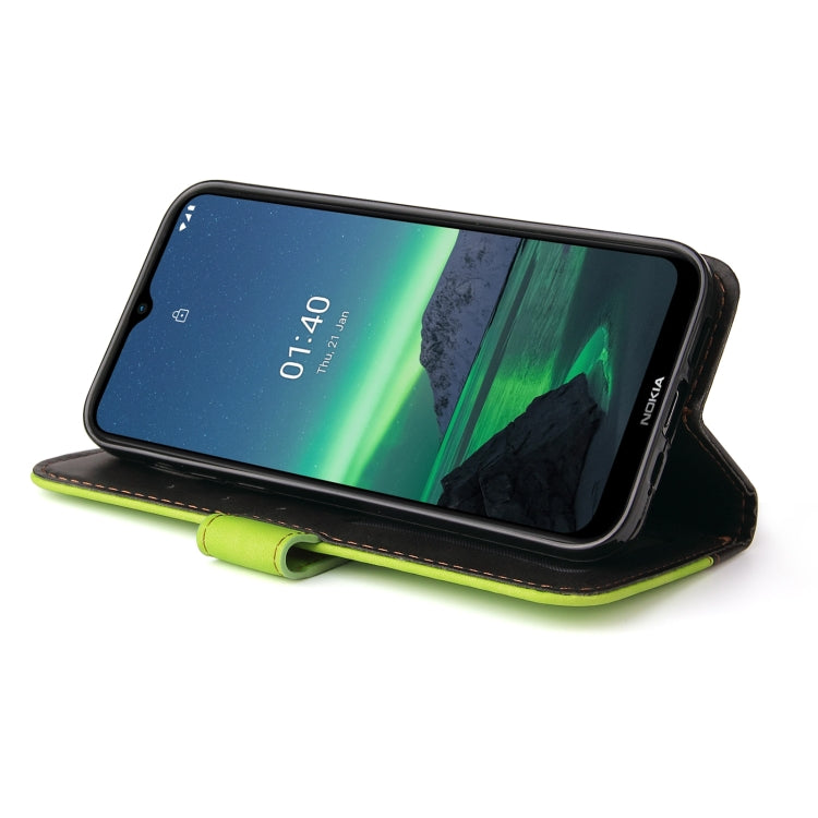 For Nokia 1.4 Business Stitching-Color Horizontal Flip PU Leather Case with Holder & Card Slots & Photo Frame