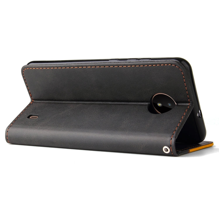 For Nokia C10 / C20 Business Stitching-Color Horizontal Flip PU Leather Case with Holder & Card Slots & Photo Frame