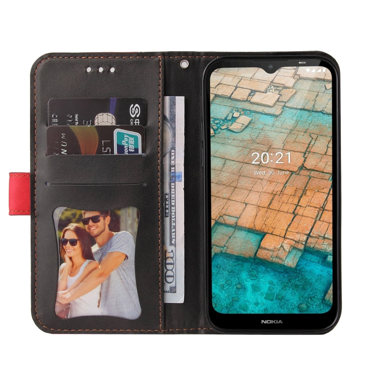 For Nokia C10 / C20 Business Stitching-Color Horizontal Flip PU Leather Case with Holder & Card Slots & Photo Frame
