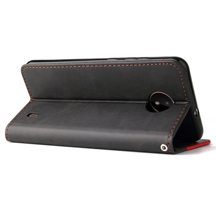 For Nokia C10 / C20 Business Stitching-Color Horizontal Flip PU Leather Case with Holder & Card Slots & Photo Frame