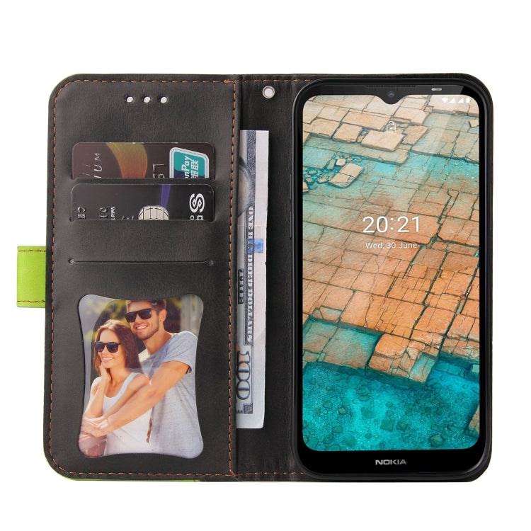 For Nokia C10 / C20 Business Stitching-Color Horizontal Flip PU Leather Case with Holder & Card Slots & Photo Frame
