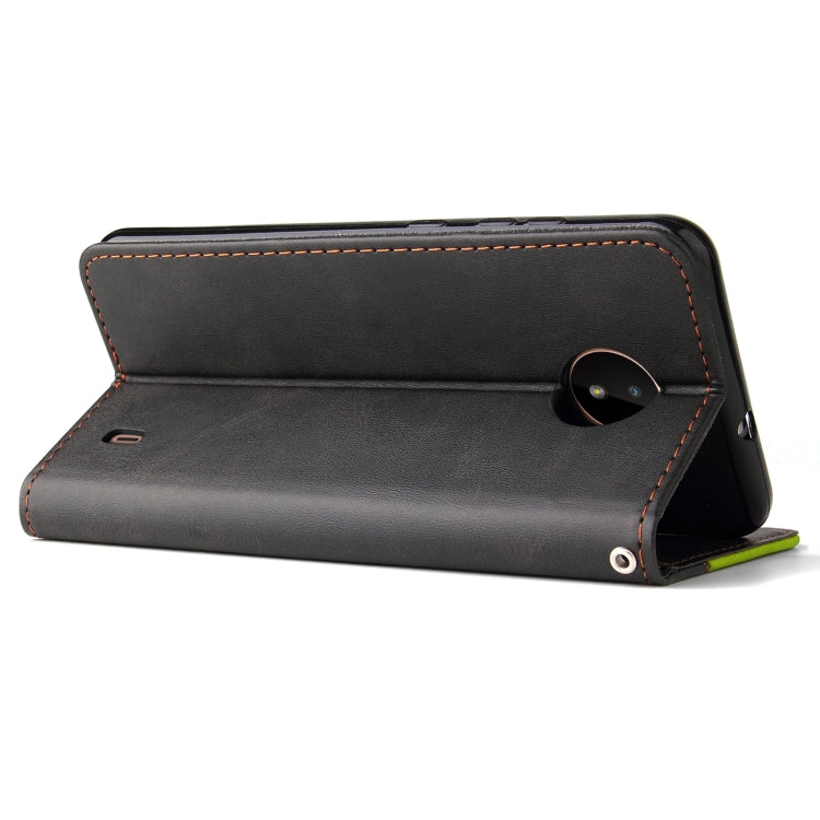 For Nokia C10 / C20 Business Stitching-Color Horizontal Flip PU Leather Case with Holder & Card Slots & Photo Frame