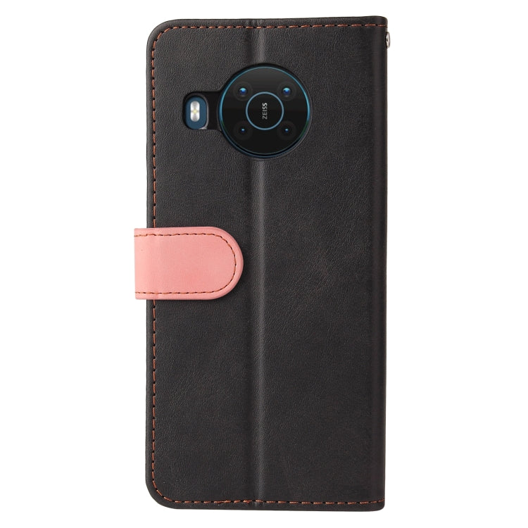 For Nokia X10 / X20 Business Stitching-Color Horizontal Flip PU Leather Case with Holder & Card Slots & Photo Frame