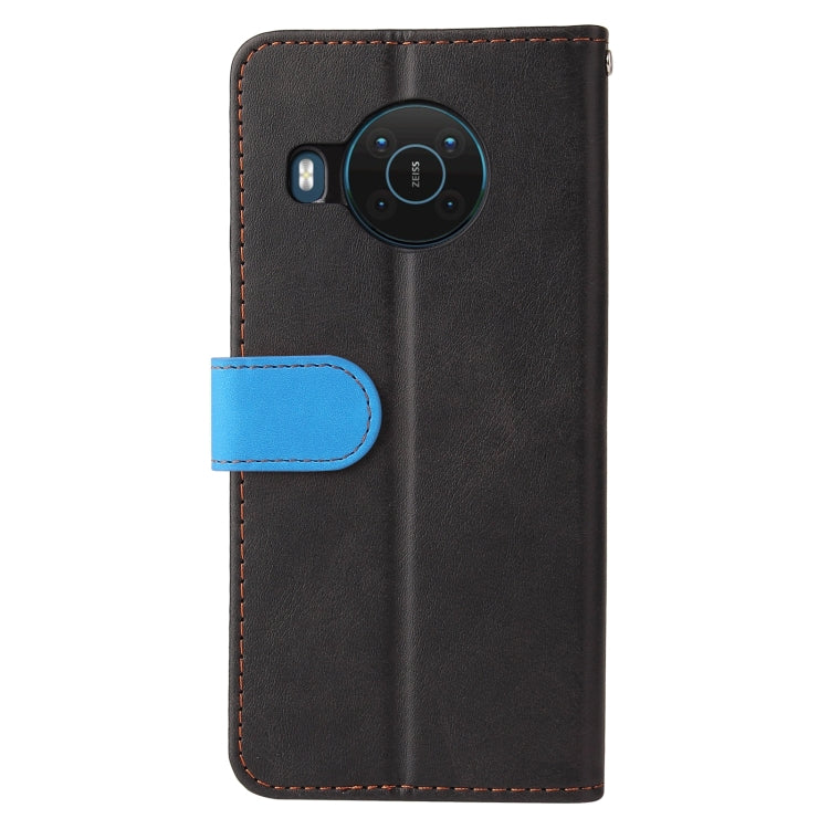 For Nokia X10 / X20 Business Stitching-Color Horizontal Flip PU Leather Case with Holder & Card Slots & Photo Frame