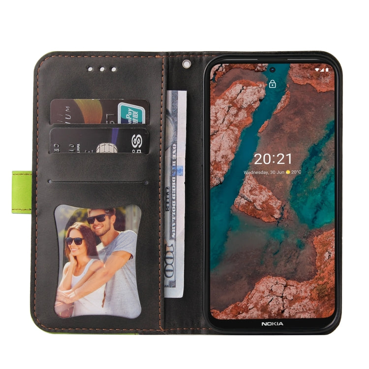 For Nokia X10 / X20 Business Stitching-Color Horizontal Flip PU Leather Case with Holder & Card Slots & Photo Frame