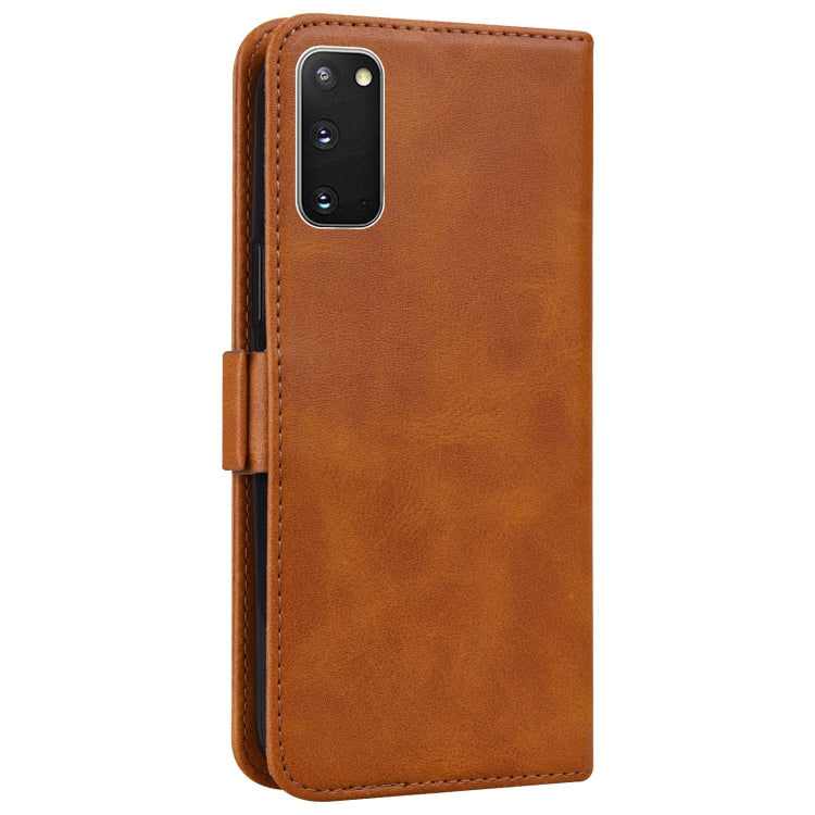 For Samsung Galaxy S20+ Embossed Cat Butterflies Pattern Horizontal Flip Leather Case with Card Slot & Holder & Wallet