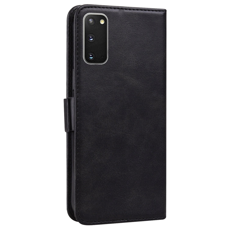 For Samsung Galaxy S20+ Embossed Cat Butterflies Pattern Horizontal Flip Leather Case with Card Slot & Holder & Wallet