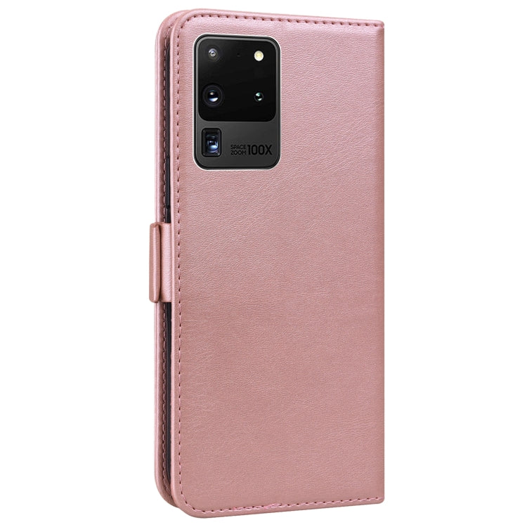 For Samsung Galaxy S20 Ultra Embossed Cat Butterflies Pattern Horizontal Flip Leather Case with Card Slot & Holder & Wallet