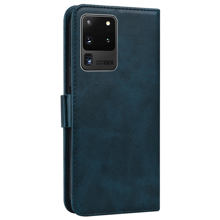For Samsung Galaxy S20 Ultra Embossed Cat Butterflies Pattern Horizontal Flip Leather Case with Card Slot & Holder & Wallet