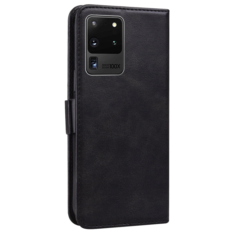 For Samsung Galaxy S20 Ultra Embossed Cat Butterflies Pattern Horizontal Flip Leather Case with Card Slot & Holder & Wallet