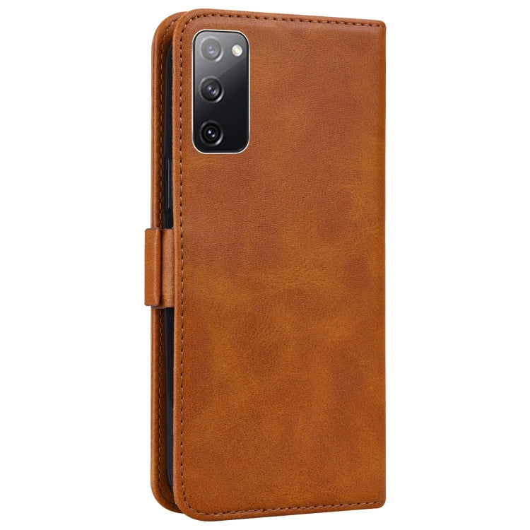 For Samsung Galaxy S20 FE Embossed Cat Butterflies Pattern Horizontal Flip Leather Case with Card Slot & Holder & Wallet