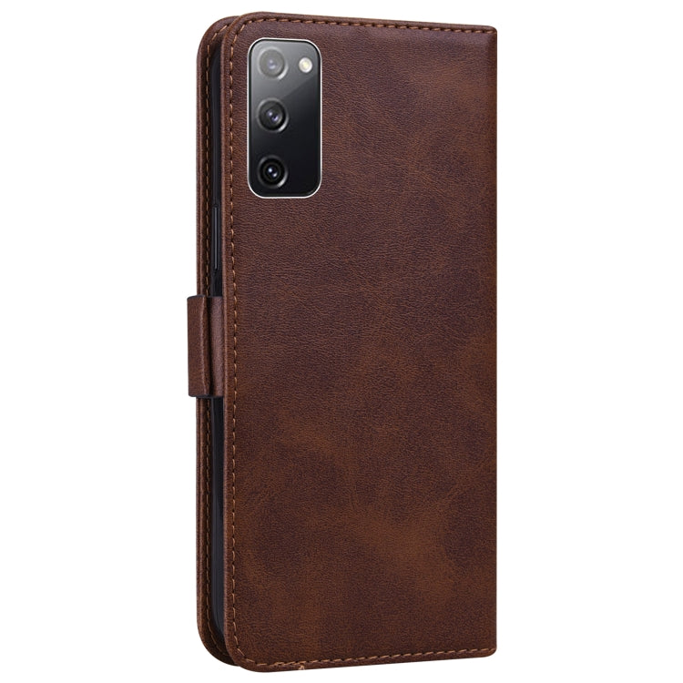 For Samsung Galaxy S20 FE Embossed Cat Butterflies Pattern Horizontal Flip Leather Case with Card Slot & Holder & Wallet